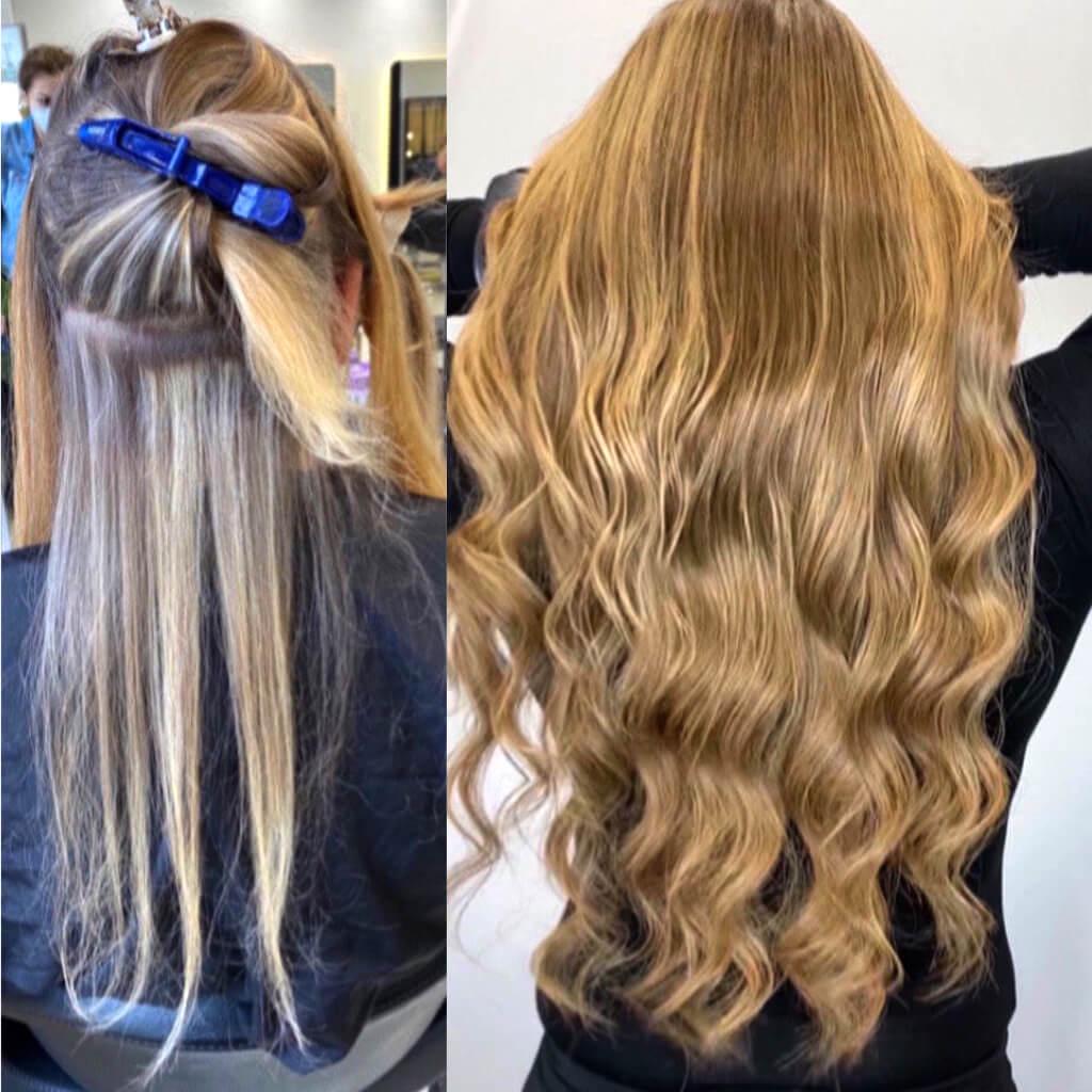 Hair System Before After Image