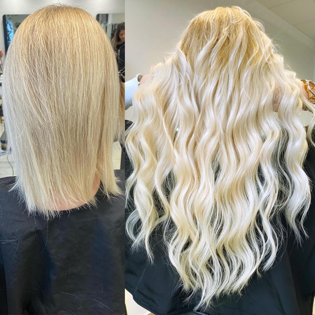 Hair System Before After Image