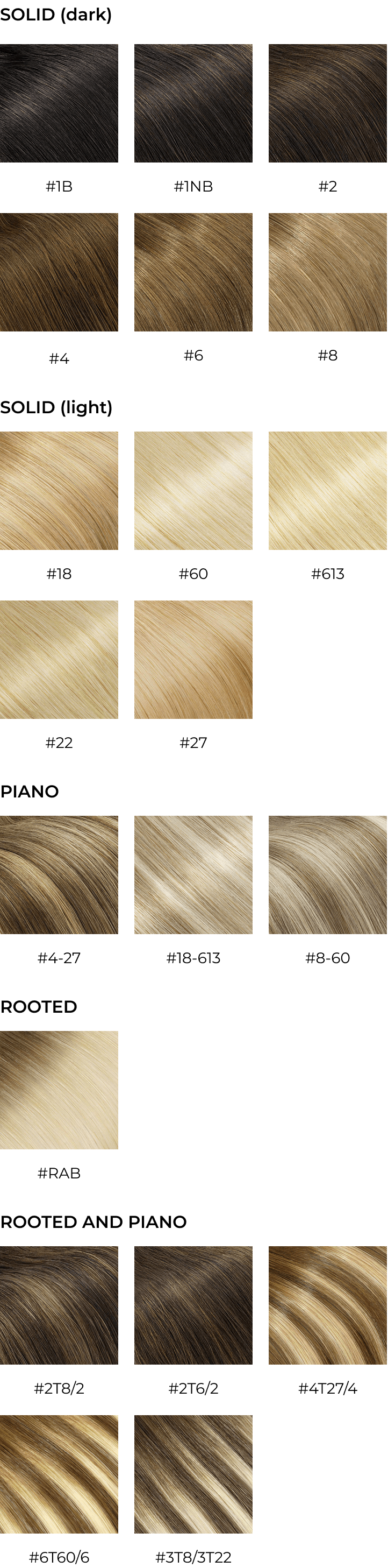 6 star quality hair colors
