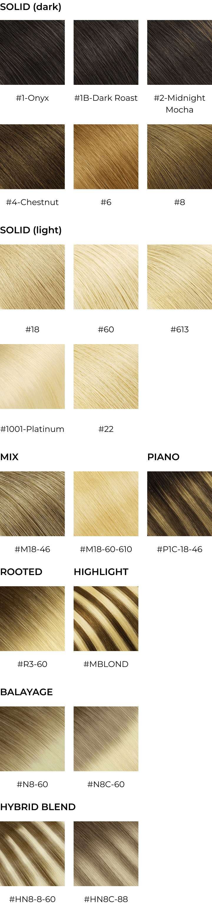 7 star quality hair colors