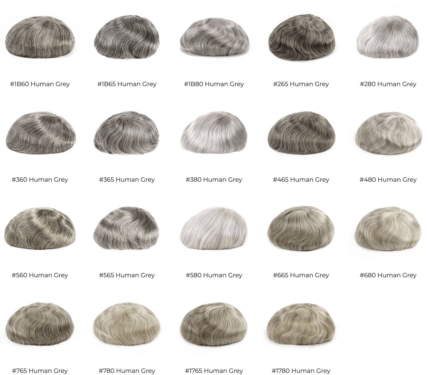 Mixed With Gray Human Hair Web