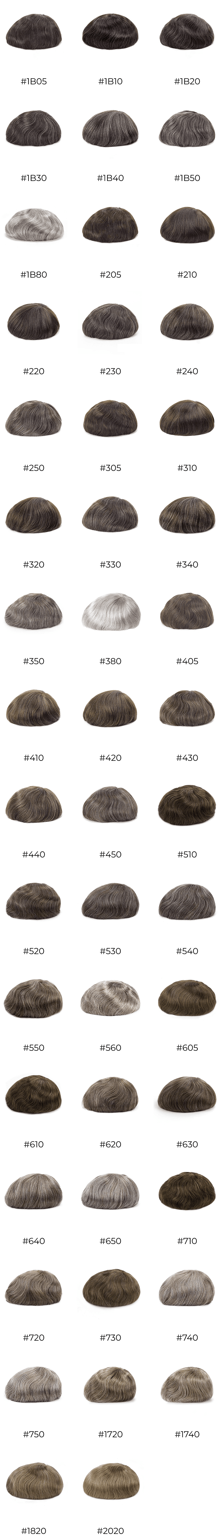 Mixed With Gray Synthetic Hair