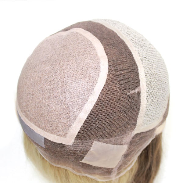 Custom Silk Top Lace Medical  Wig With Anit-Silp Silicone