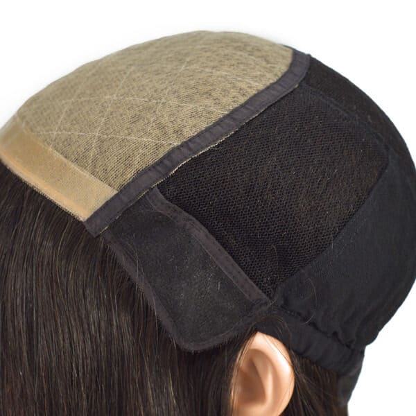 Medical Human Hair Wig Long Straight Human Hair Piece