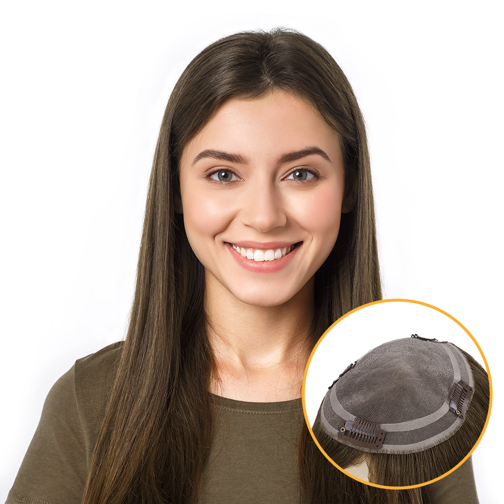 Women’s Stock Mono Hair Toppers for Wholesale