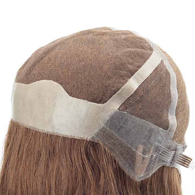 Custom French Lace Wig With Anti Slip Silicone and PU Perimeter
