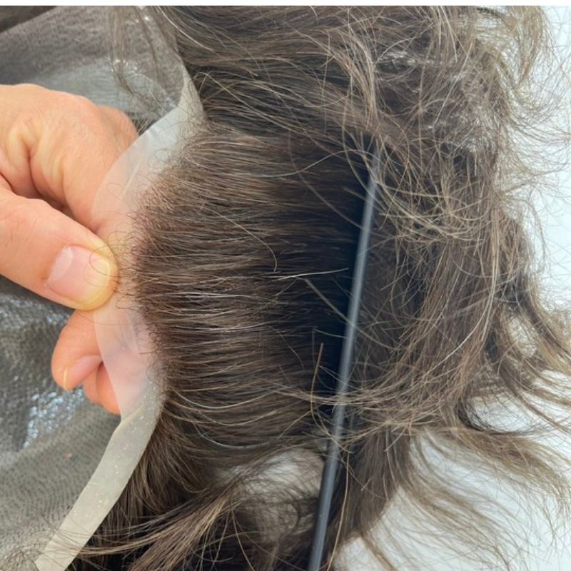 0.06mm Clear Skin Hair System