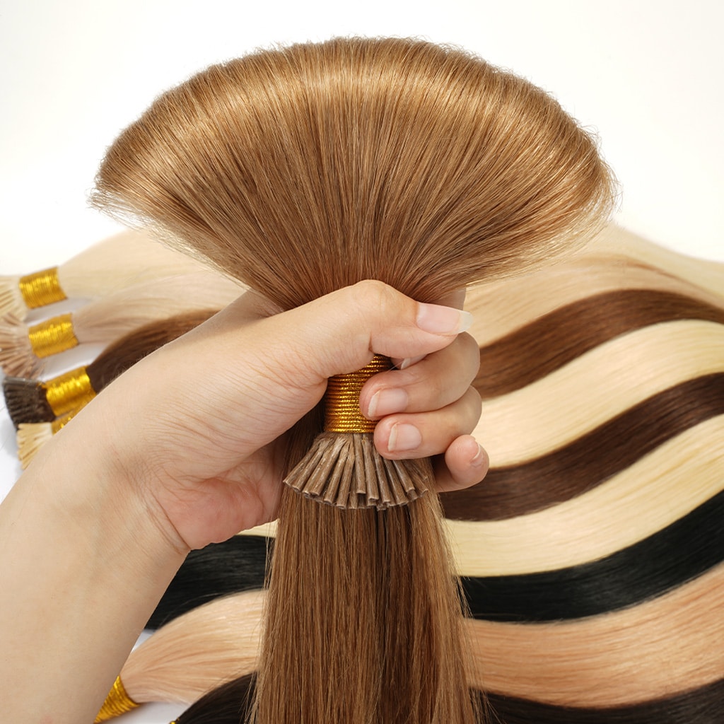 I-TIP Keratin Bond Hair Extensions - Prime Remy Human Hair Wholesale