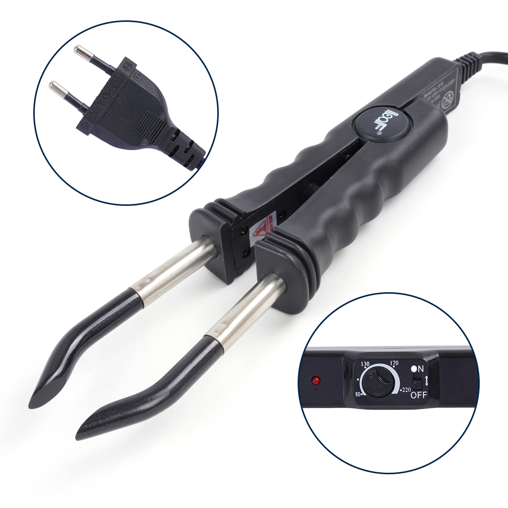 Loof Hair Extension Iron for All Keratin Tip (Fusion) Hair Extensions