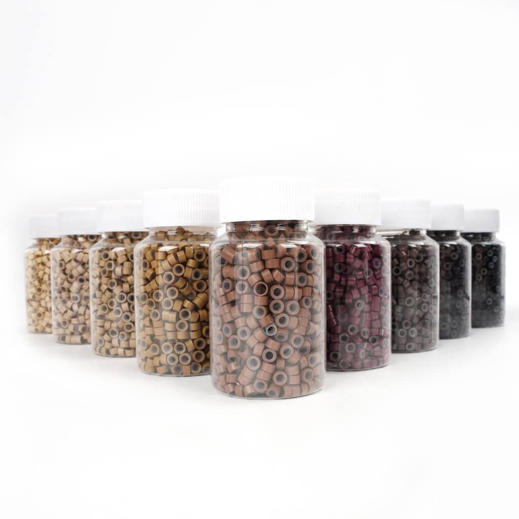 Silicone-Lined Micro Ring Beads 1,000pcs