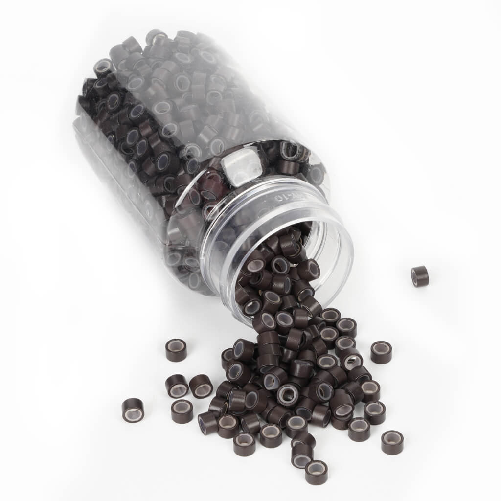 Silicone-Lined Micro Ring Beads 1,000pcs
