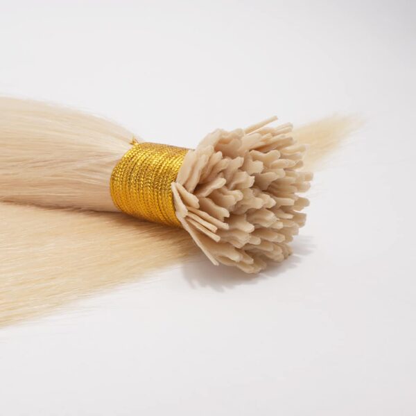 Y-Tip-Remy-Human-Hair-Extensions-in-Blonde-613-3