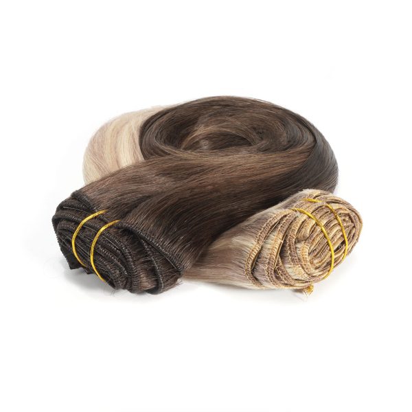 Full set clip-in hair extensions