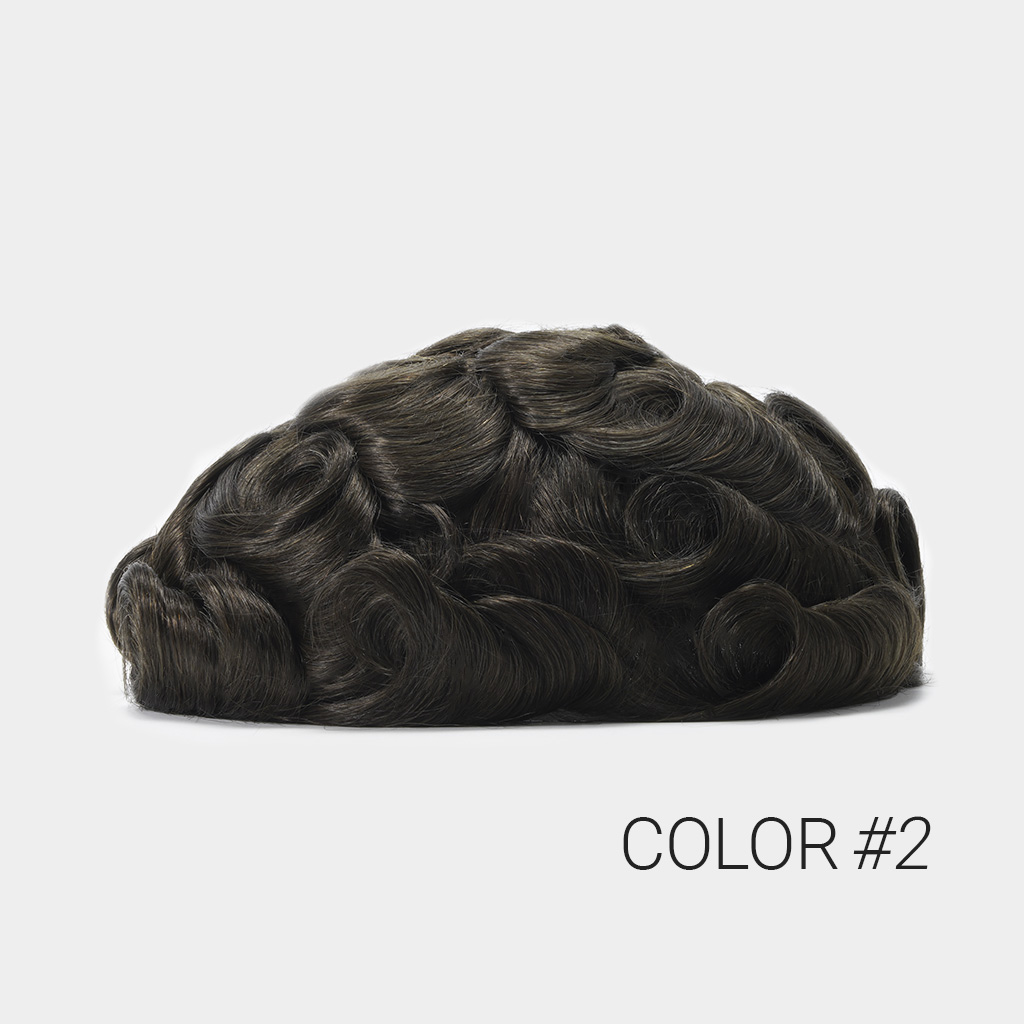 Men's Lace Toupee With NPU Perimeter in Stock Wholesale