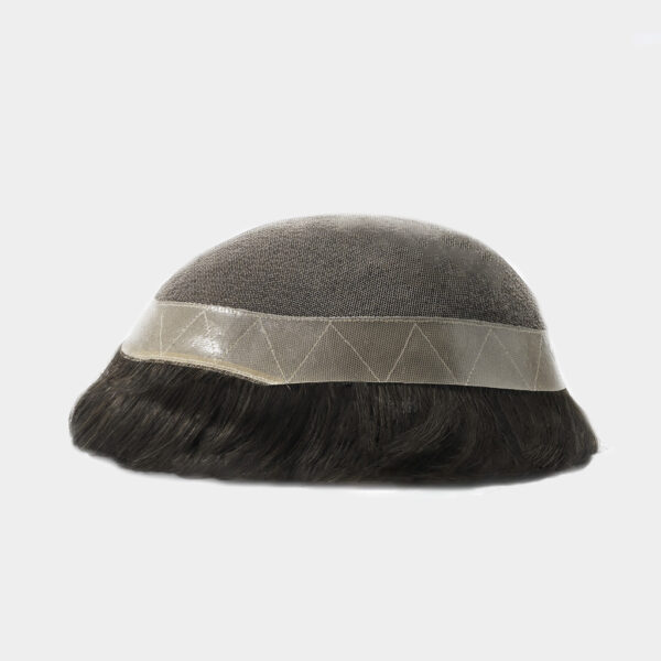 D7-5 Men's Lace Toupee With NPU Perimeter in Stock Wholesale from NEWTIMESHAIR