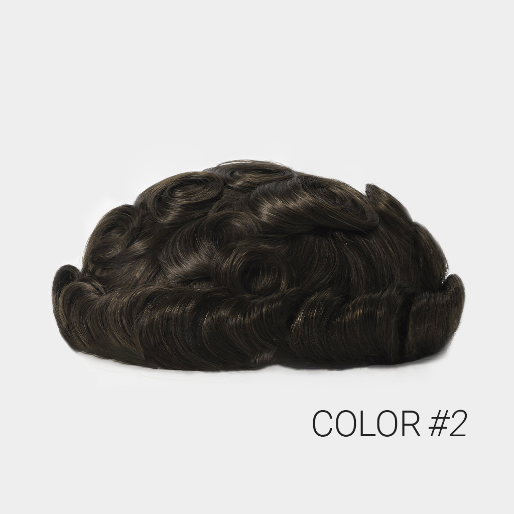 Fine Mono Base Hair System with Clear PU Perimeter and French Lace Front for Wholesale