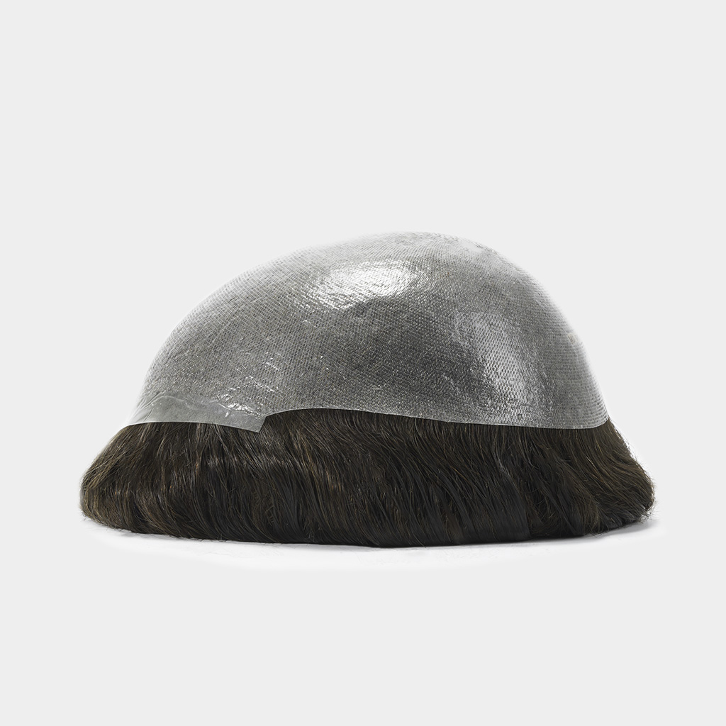 0.08mm Thin Skin Hair System V-looped Human Hair