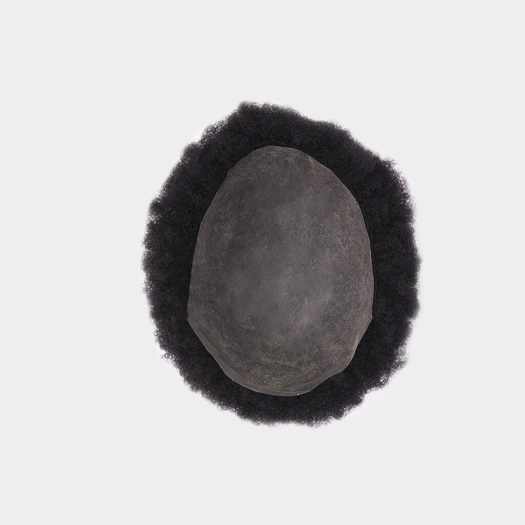 HS1-AFRO Wholesale Men's Hair Unit Stock Skin Base Afro Toupee from newtimes hair