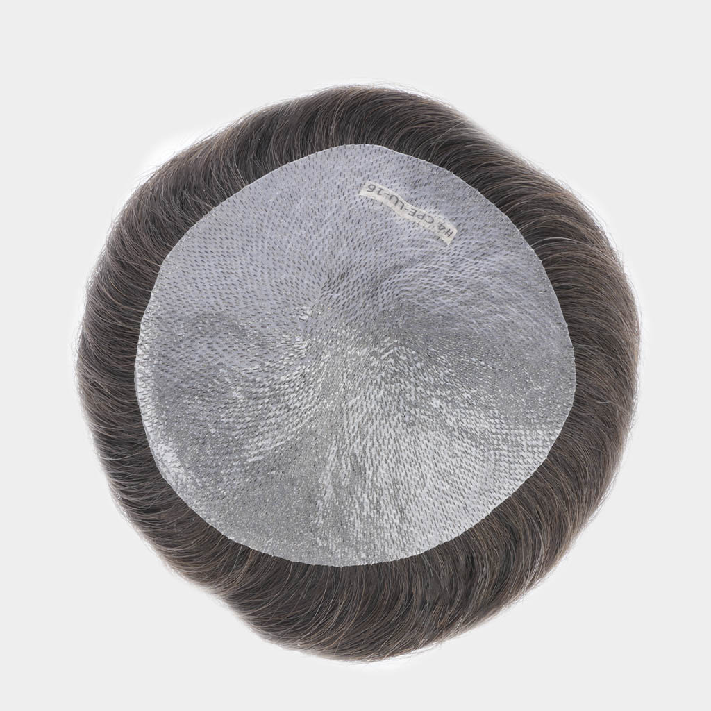 Thin Skin Hair System for Crown Area V-looped Human Hair