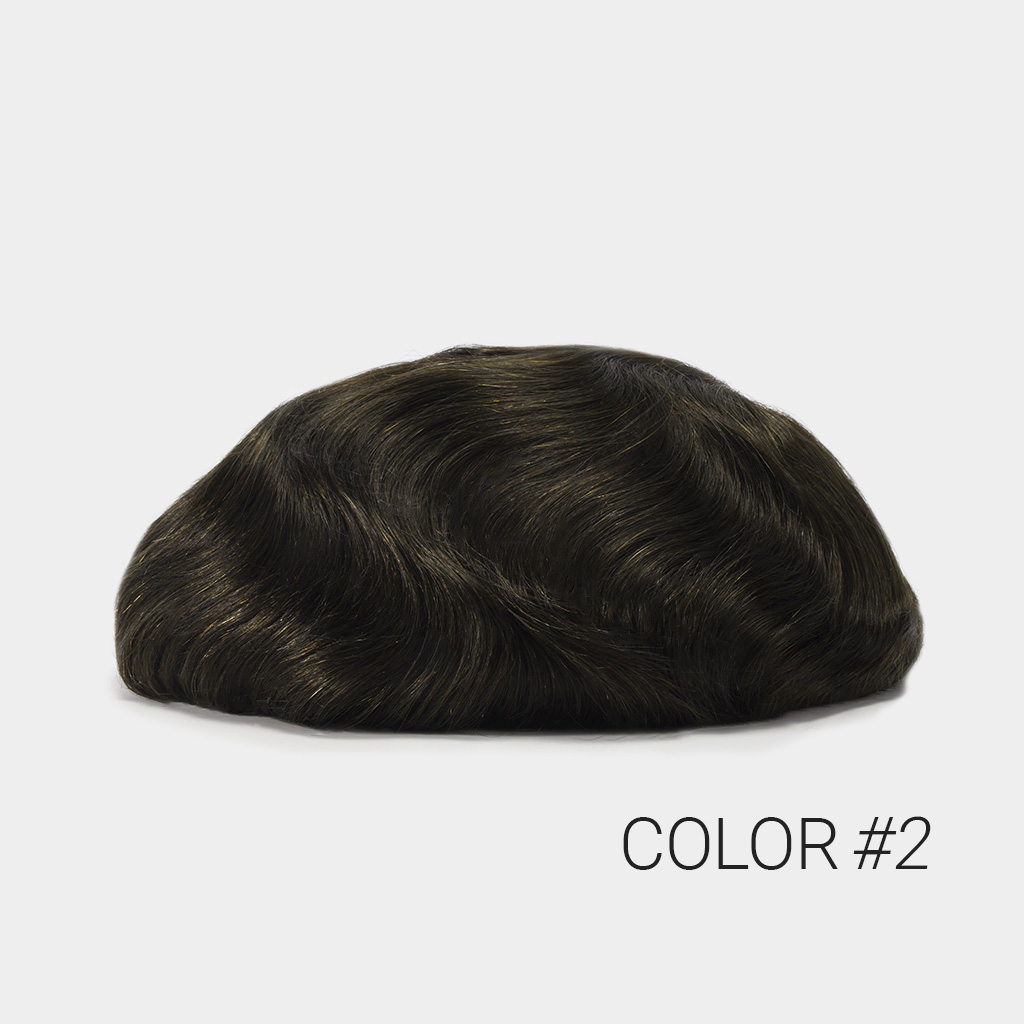 0.03mm Thin Skin Hair System With 80% Density