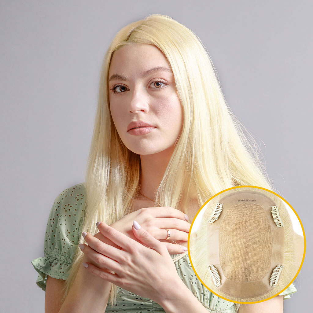 Mono Hair Topper for Thinning Hair