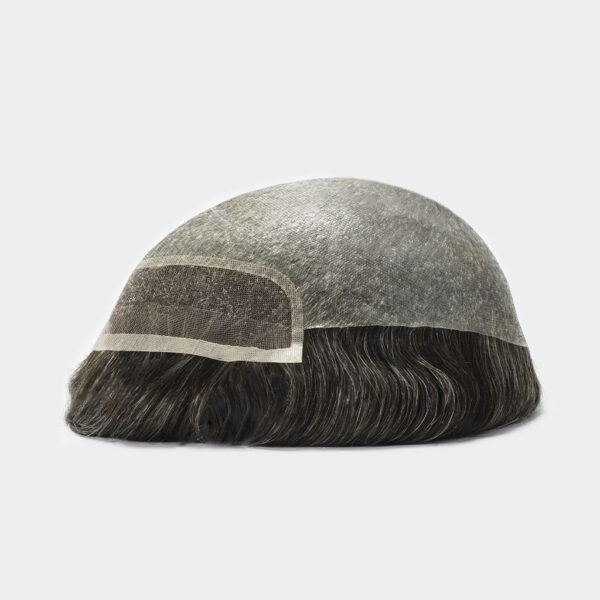 SEAN 0.08 mm Thin Skin Toupee With Lace Front V-loop Hair System