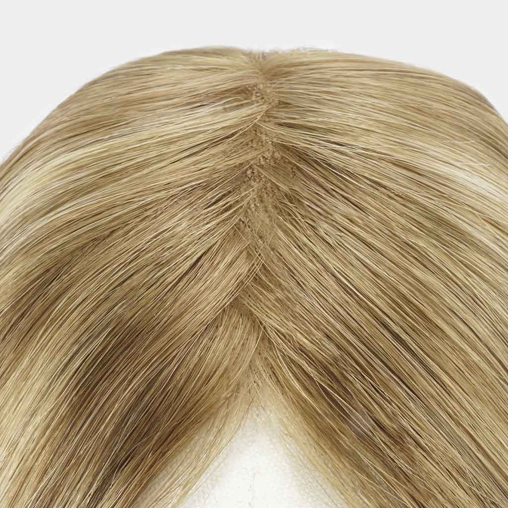 Mono Human Hair Topper Premium Mongolian Hair