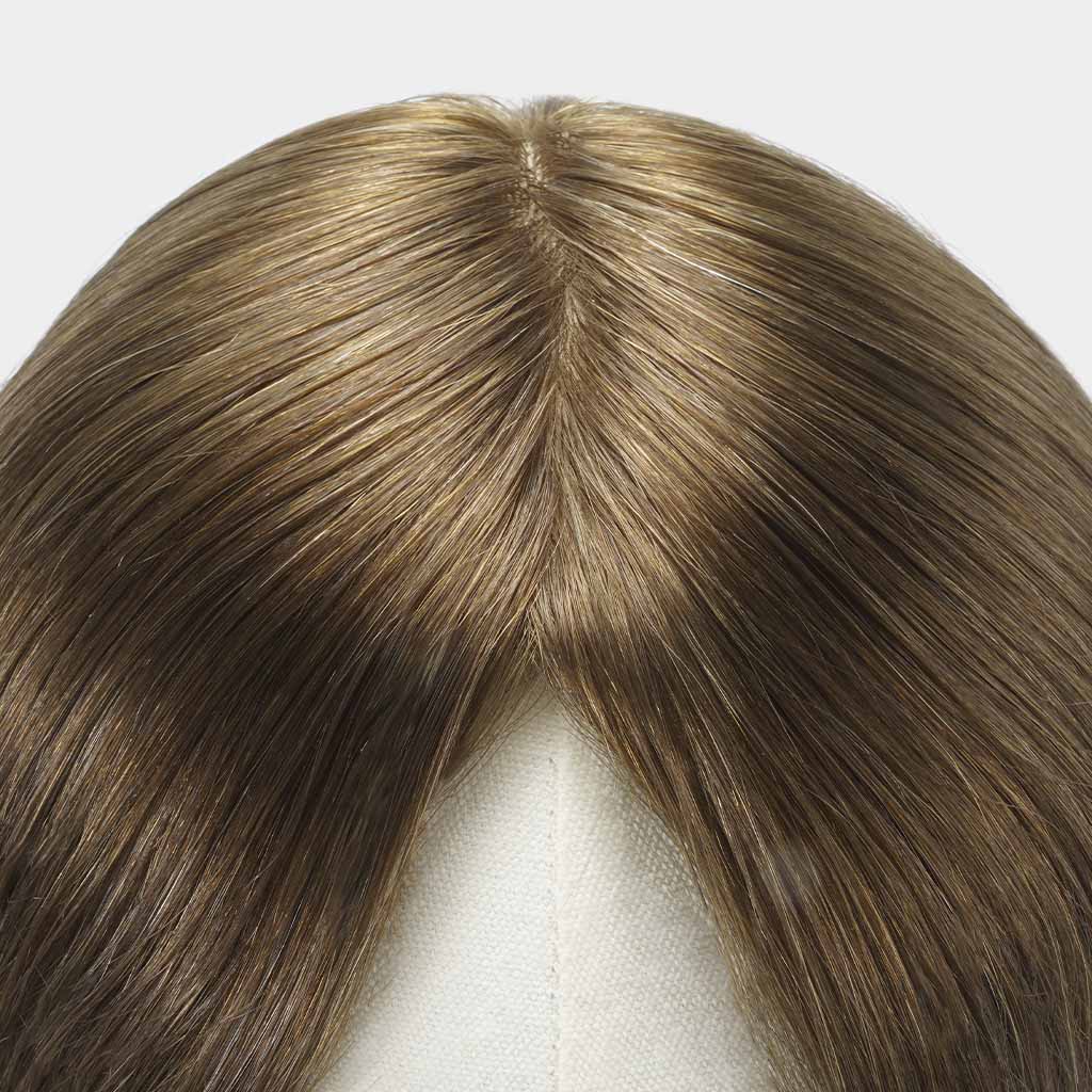 ST-2 Stock Silk Top Human Hair Topper With Remy Hair Wholesale (4)