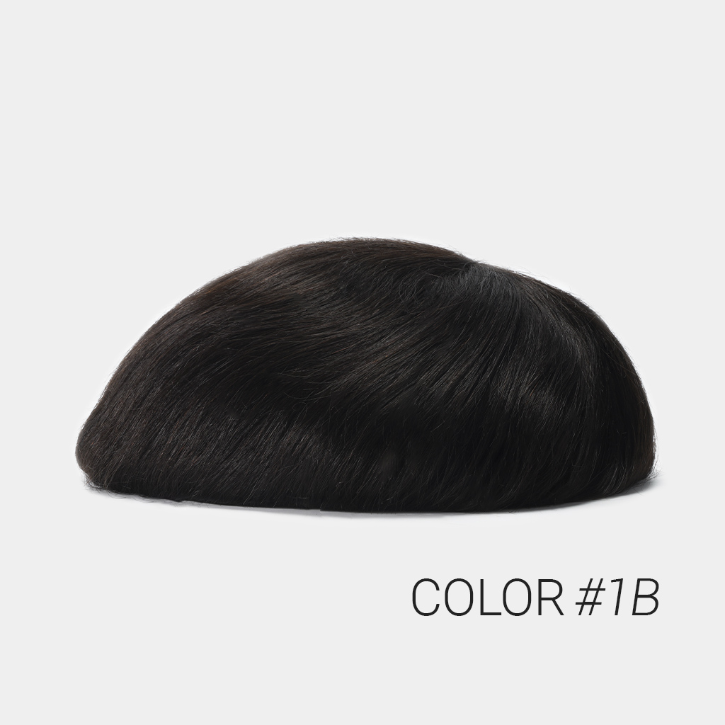 Fine Mono Hair System With A Scalloped PU Perimeter