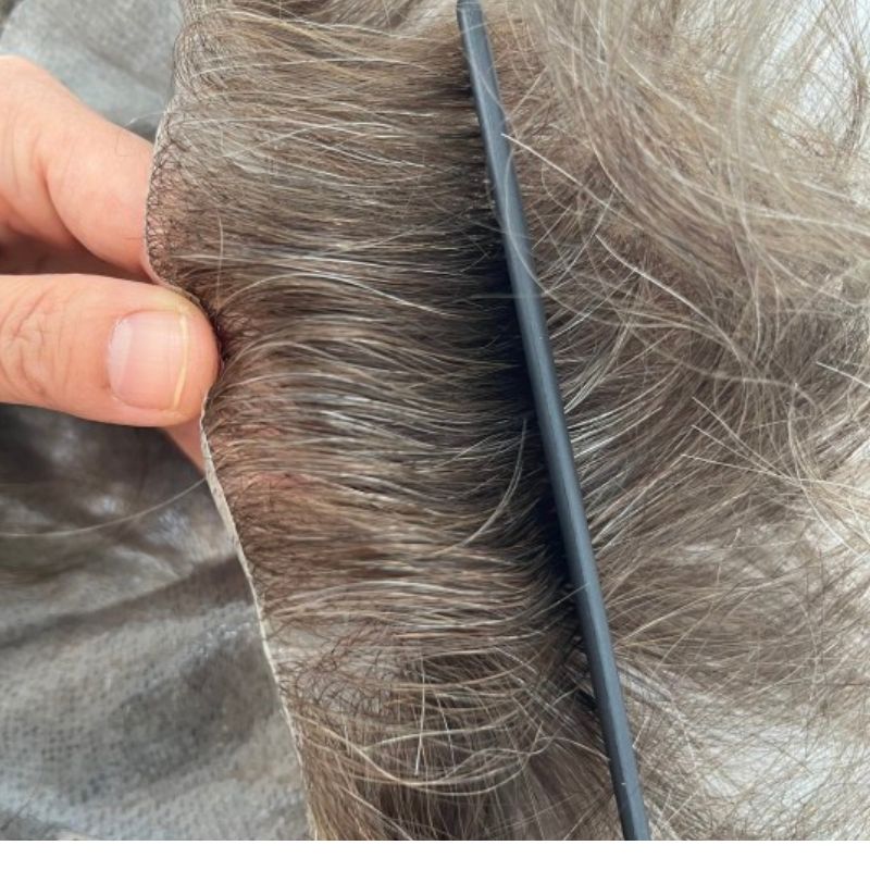 0.06mm Clear Skin Hair System