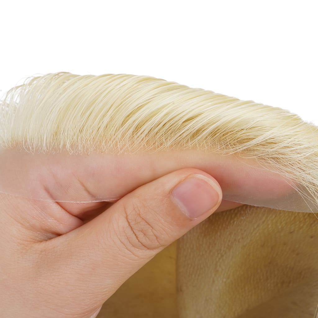 Women's Toupee with Remy Hair and a Skin Base Wholesale